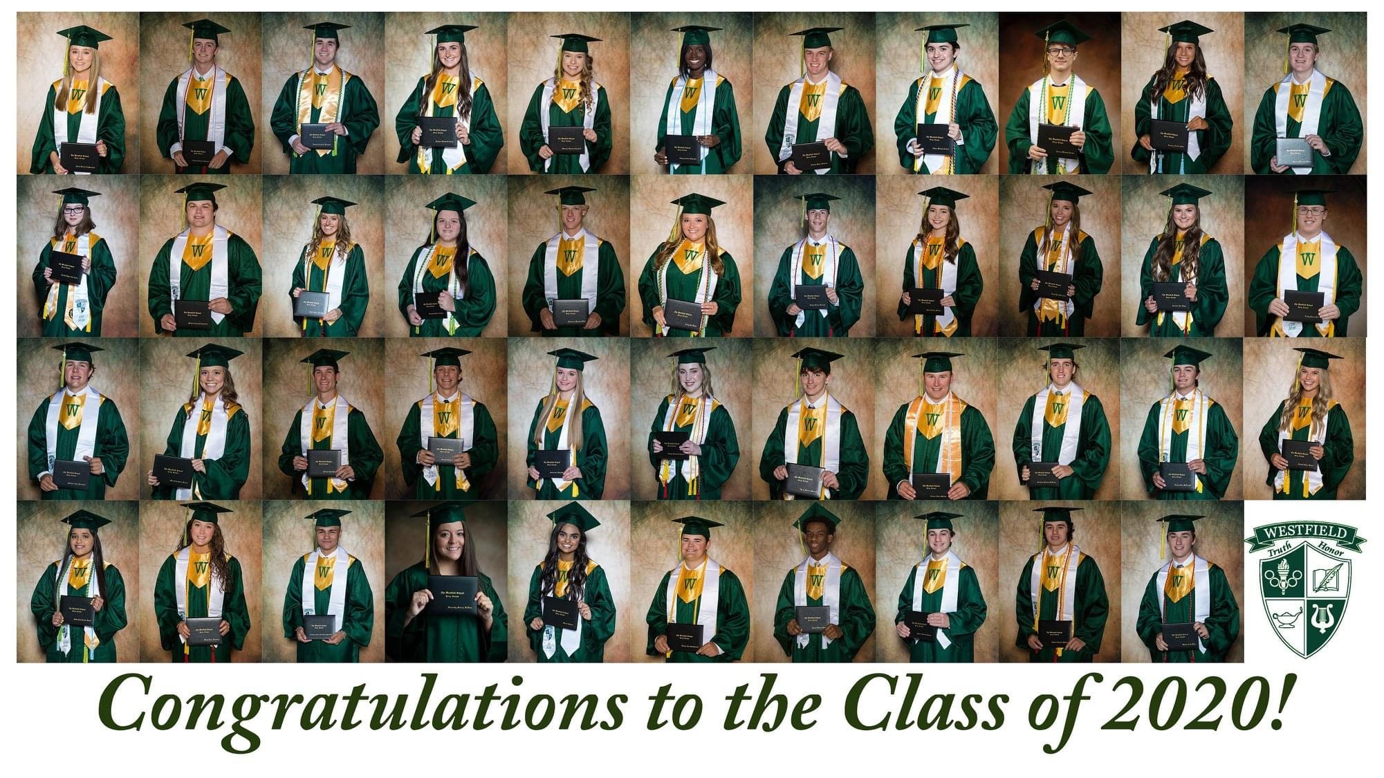 2020 Westfield Graduation Ceremony Digital Download